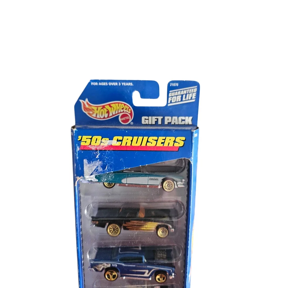 vintage 1998 Mattel Hot Wheels '50s Cruisers 5-Car Gift Pack NEW